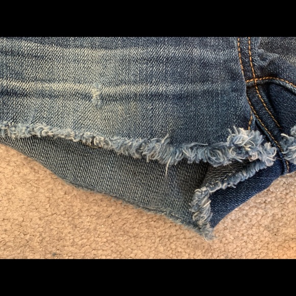 Assorted Blue/Black Jean Shorts - Size 0 to 2 - Picture 7 of 9